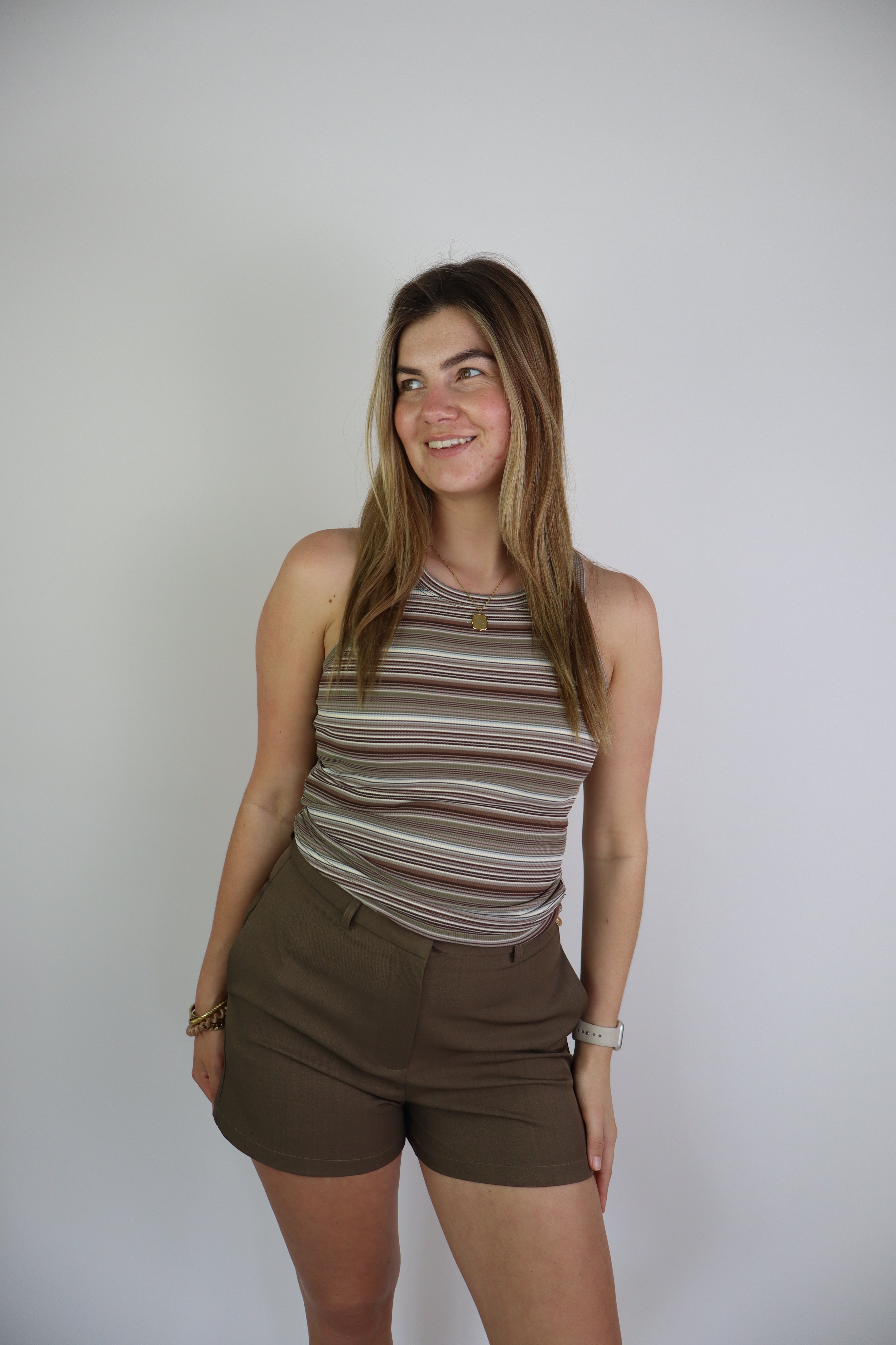 Striped Tank Top Bruin