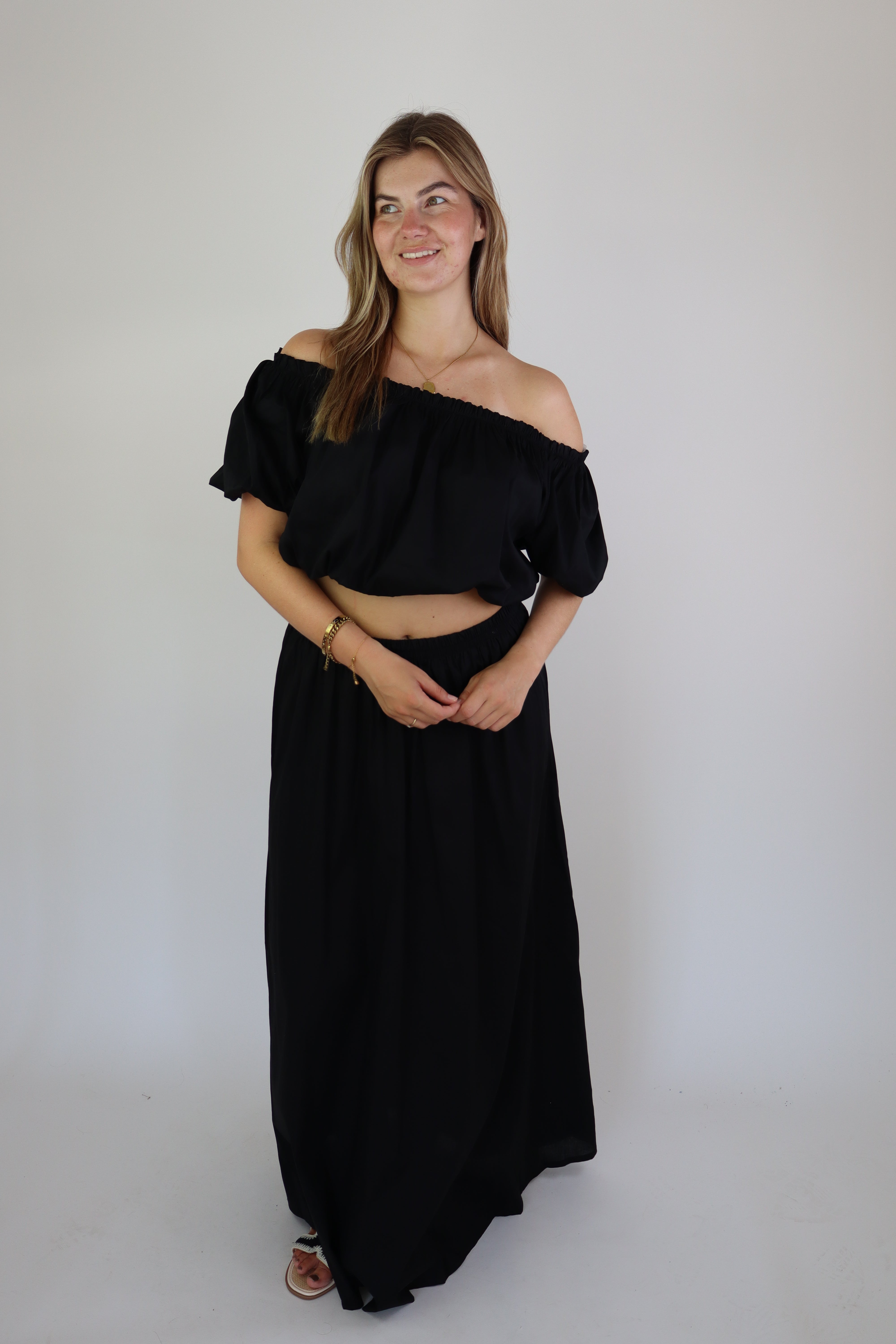 Loes Two Piece Set Black