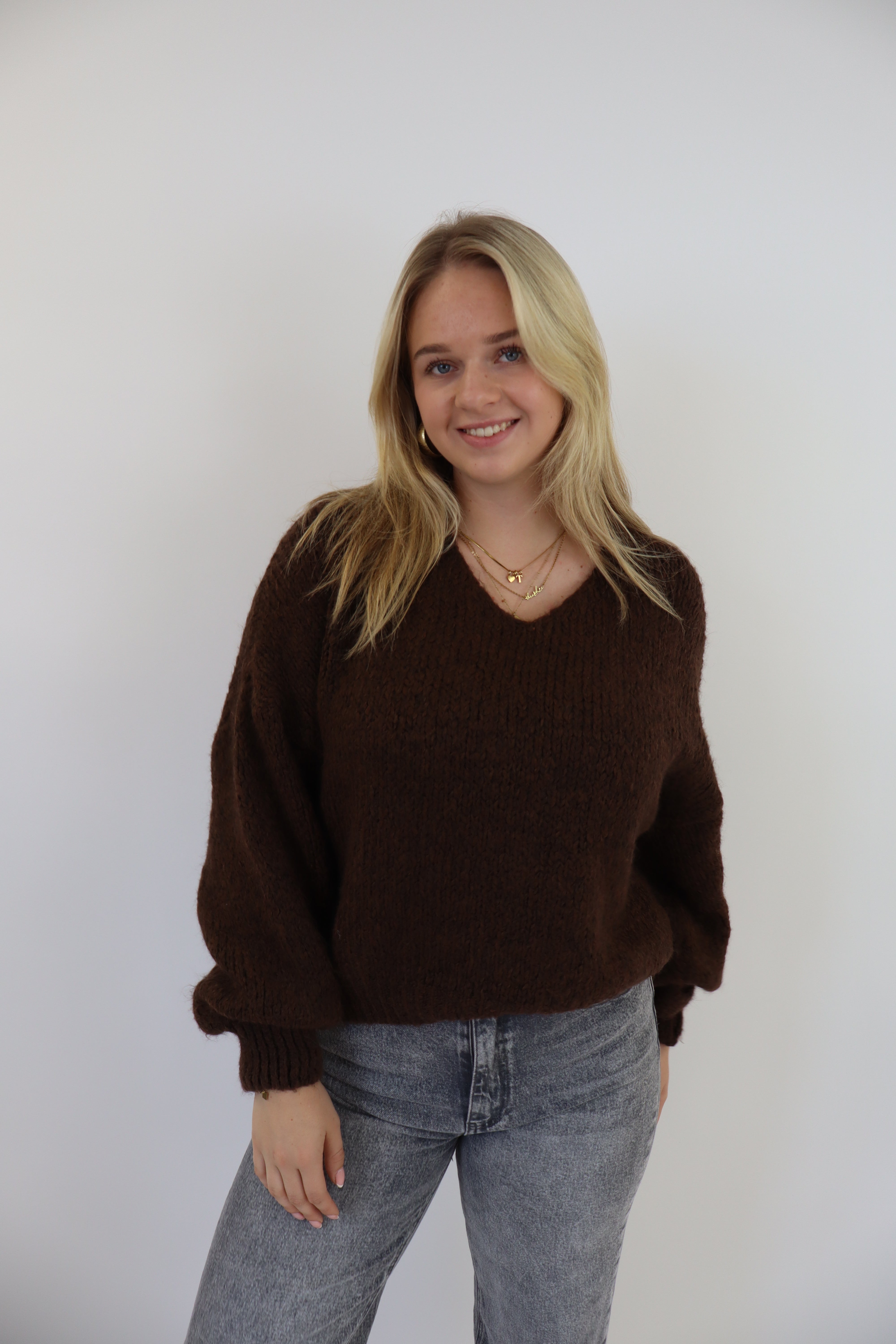 Soof Sweater Dark Brown