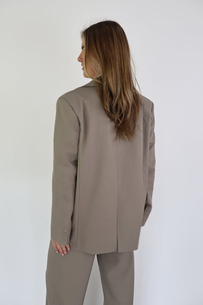 Bowie Oversized Blazer Taupe