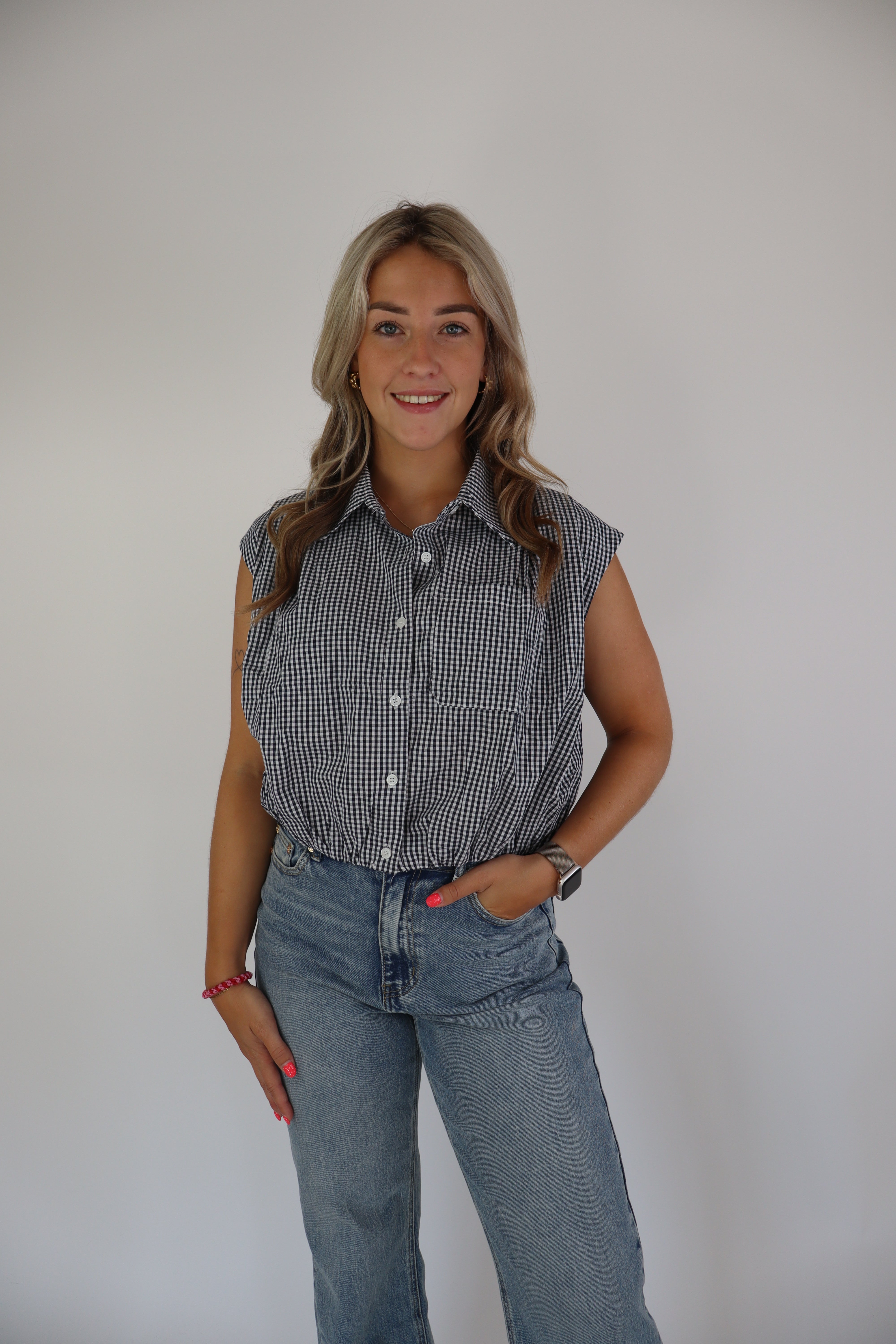 Anouska Blouse Navy