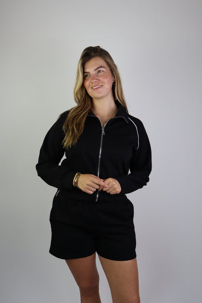 Milou Two Piece Set Black