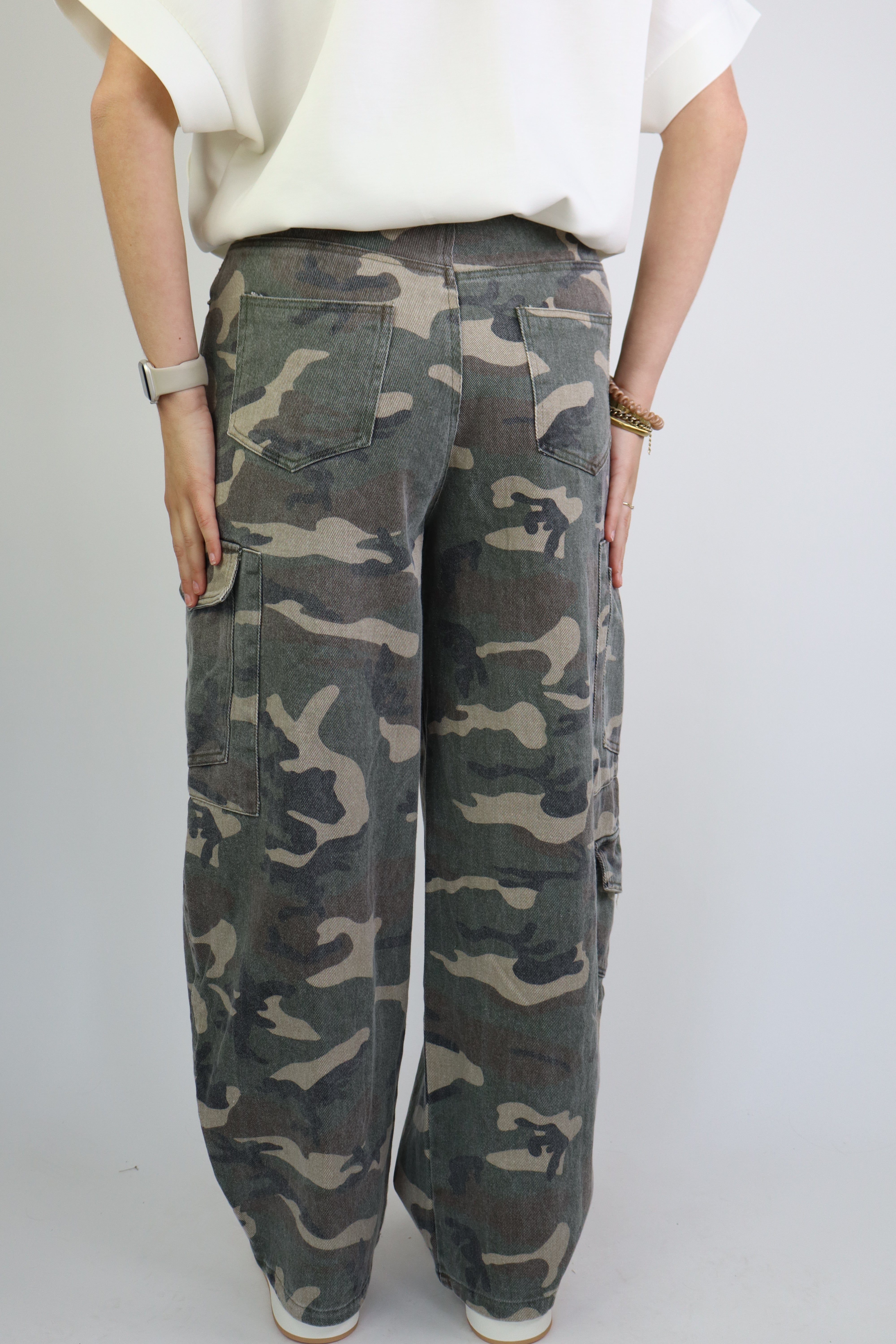 Ambika Caby Camouflage Jeans