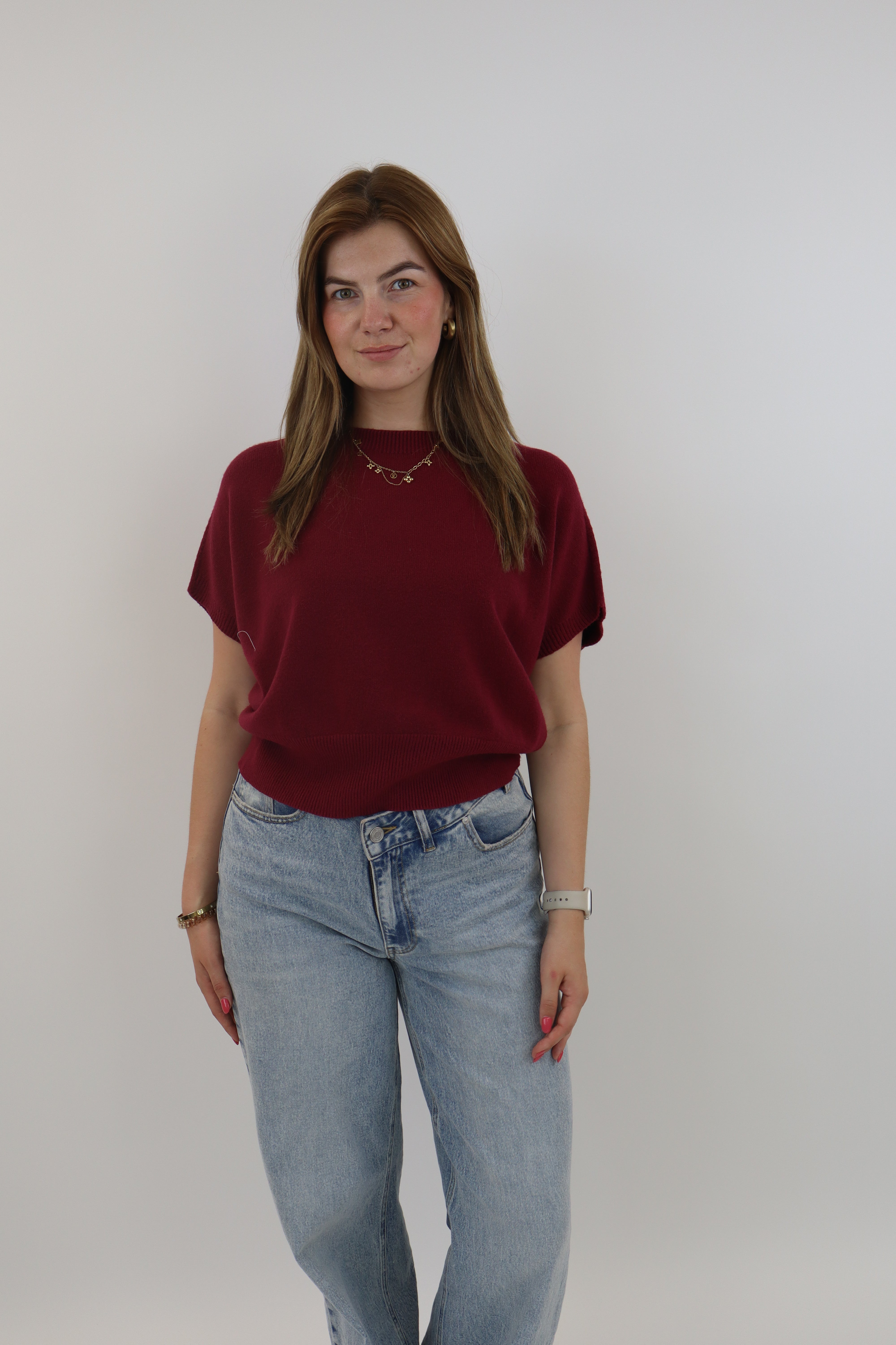 Yelina Basic Knit Bordeaux