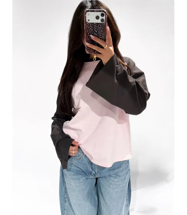 Nura Longsleeve Pink/Brown
