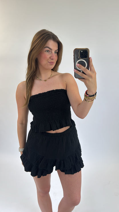 Giulia Two Piece Set Black