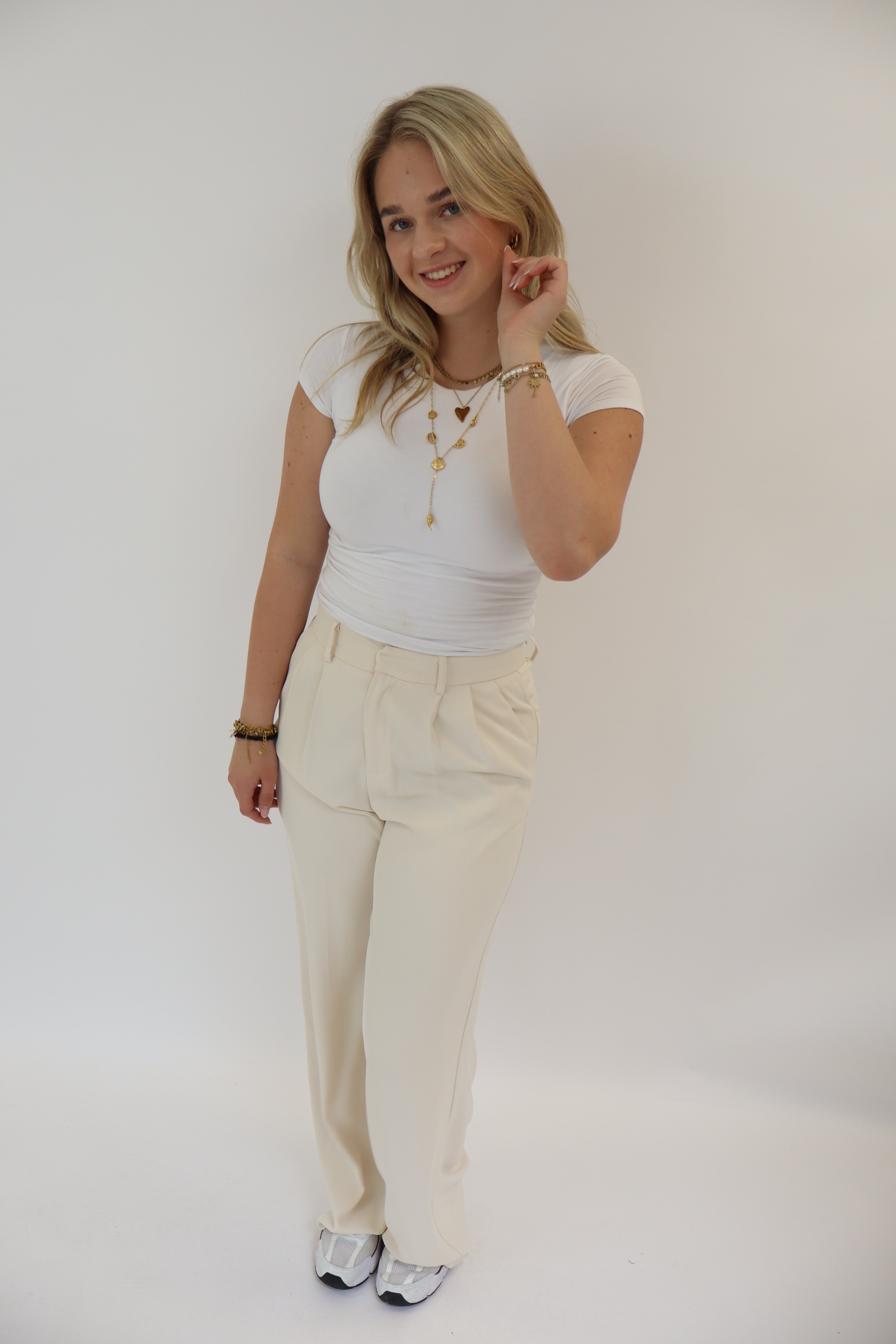 Yvette Pantalon Creme