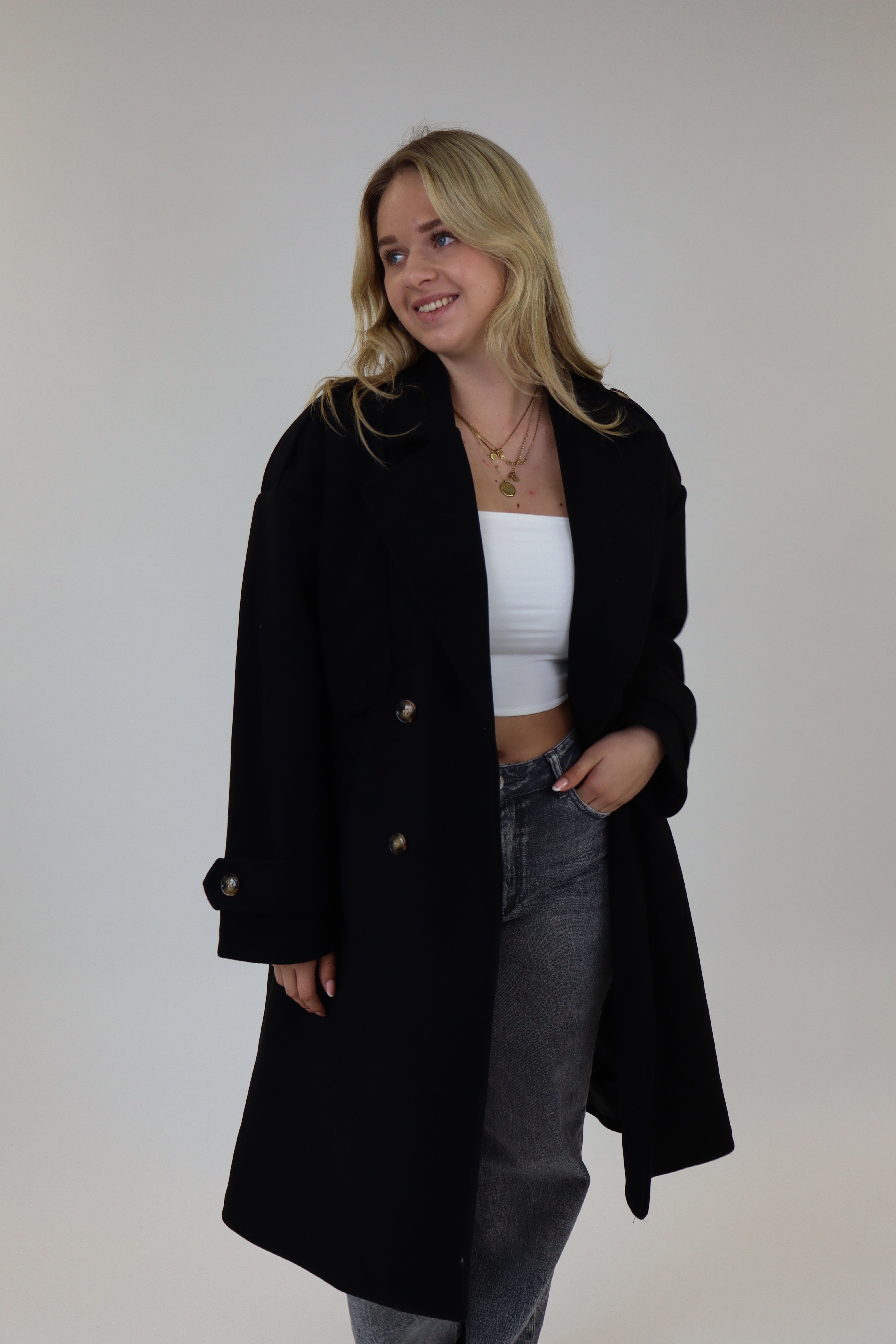 Benthe Trench Coat | Black