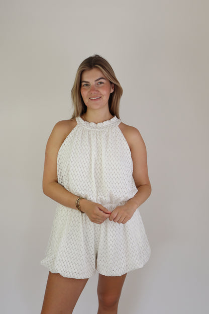 Bella Playsuit White
