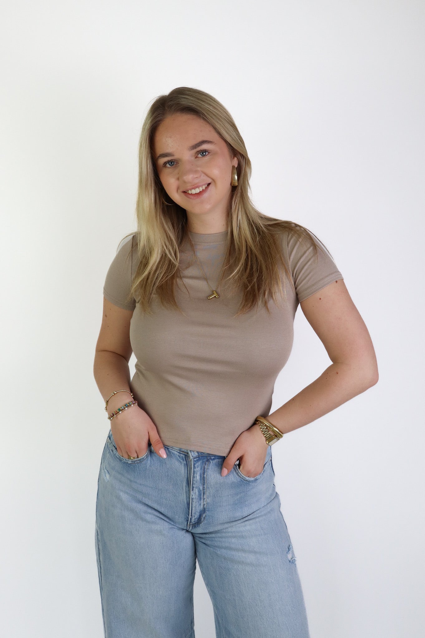 Pien Basic Top Beige