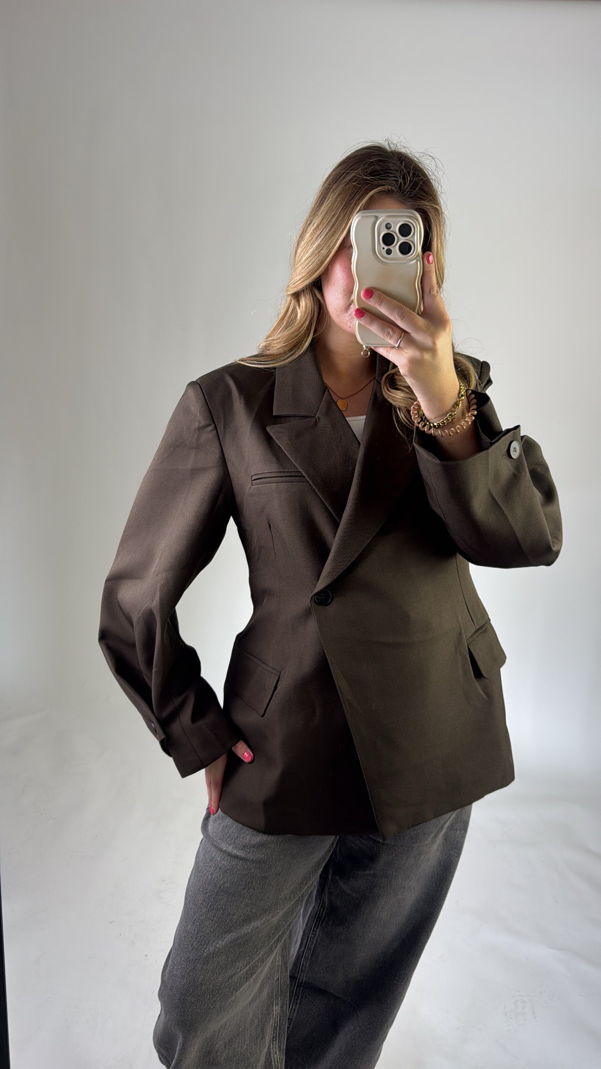 Nena Blazer Brown