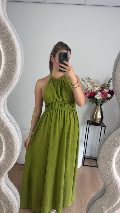 Ilse Maxi Jurk Groen