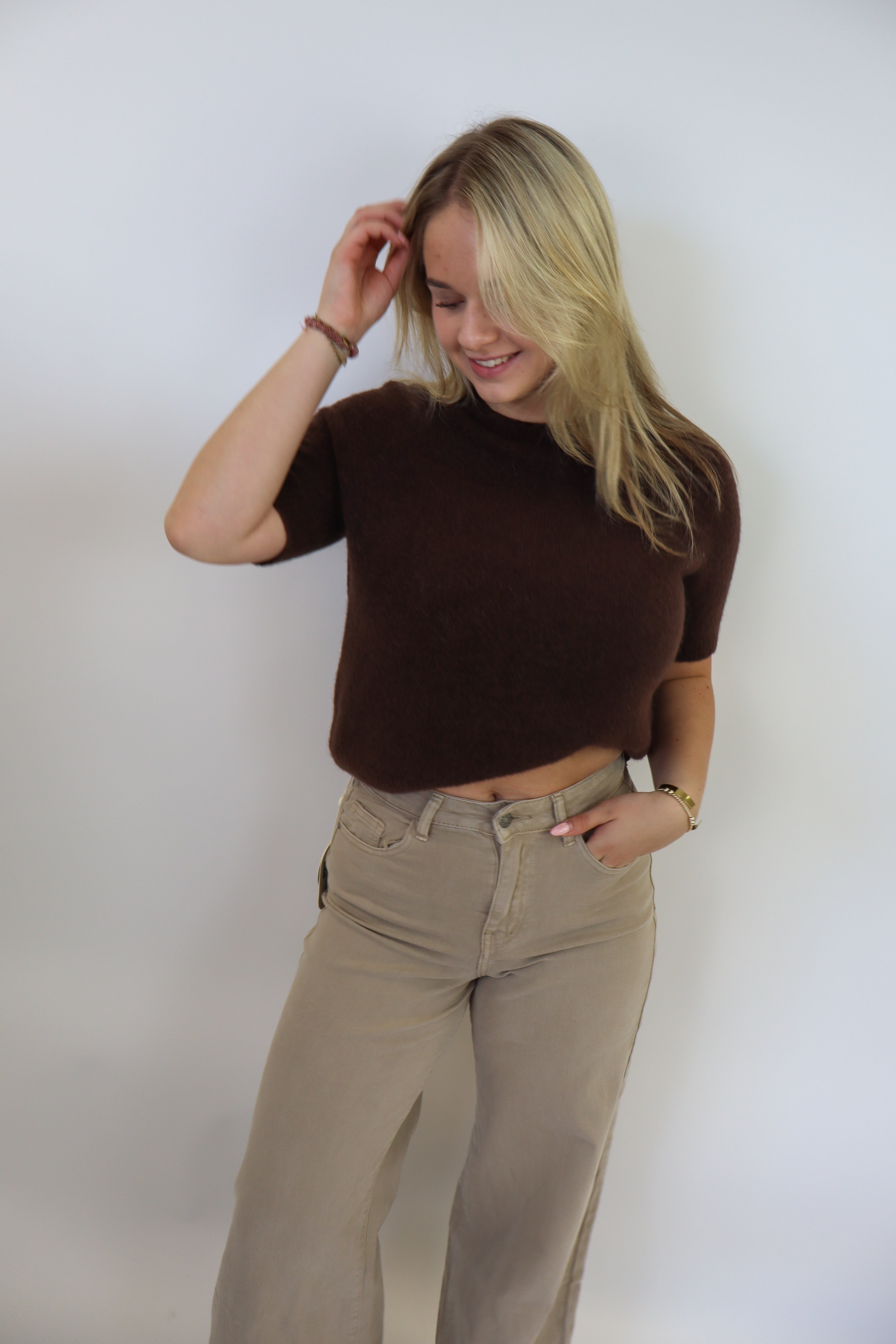 Jada Cozy Top Brown