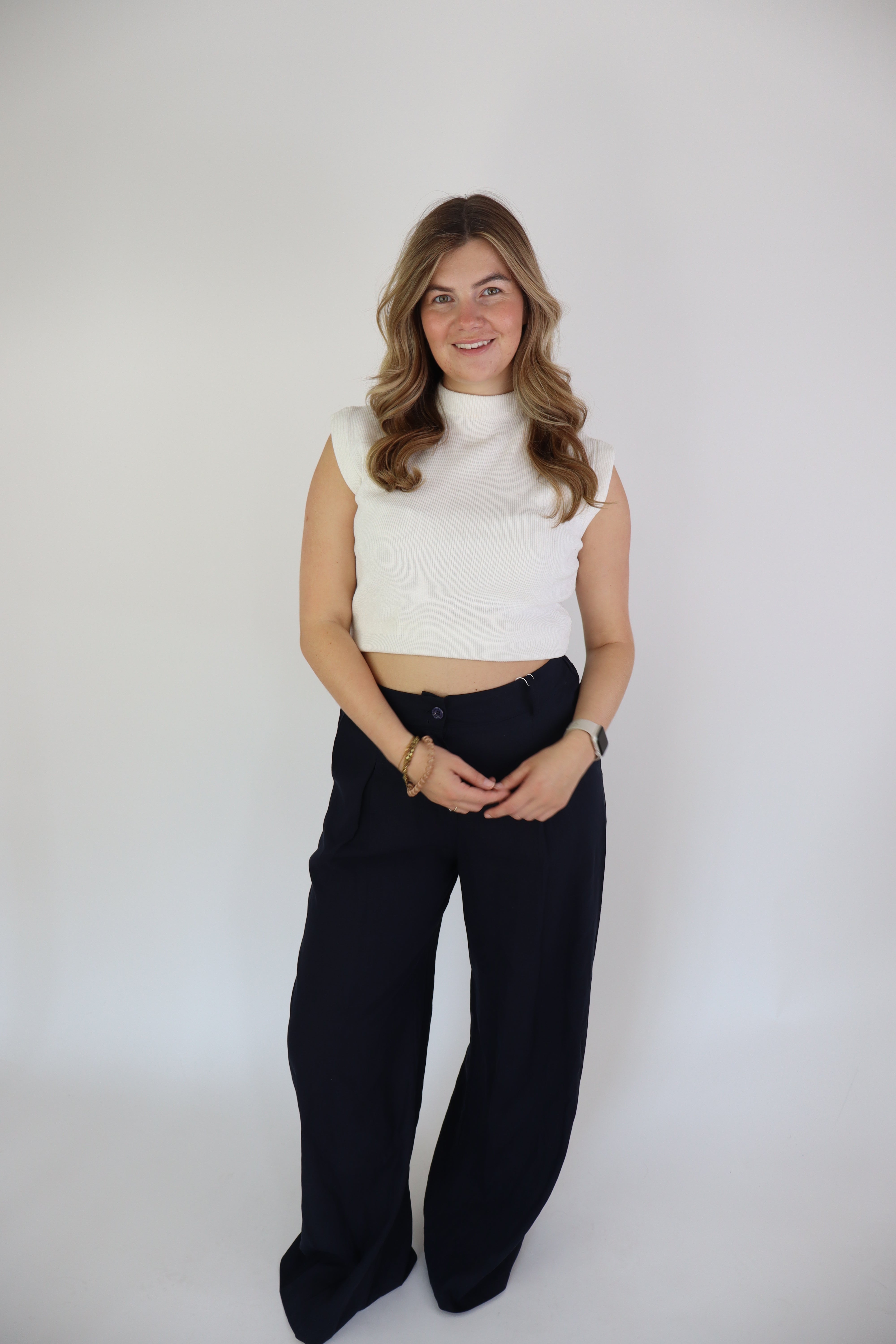 Ambika Linnen Pants Navy