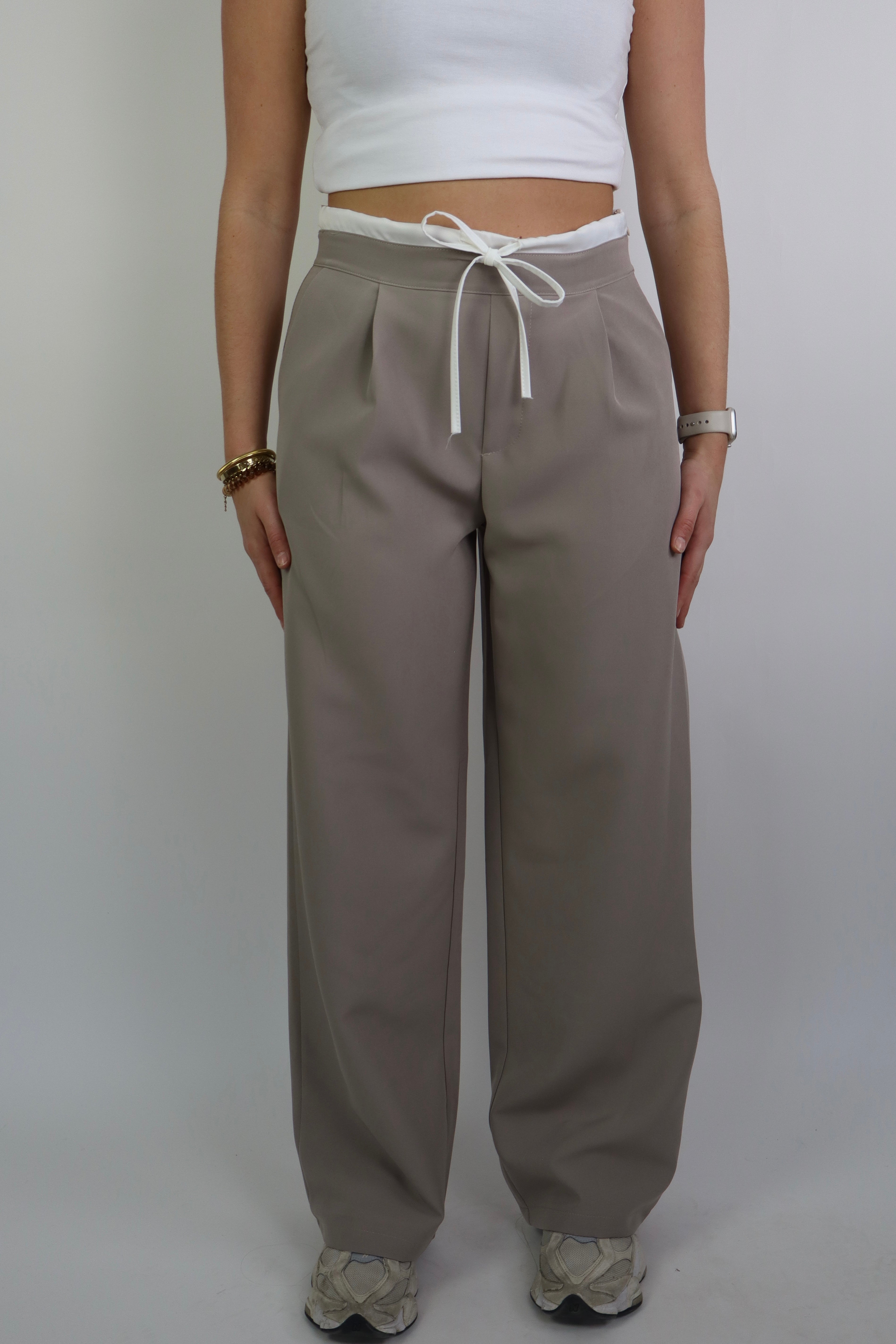 Lotte Boxer Pants Taupe