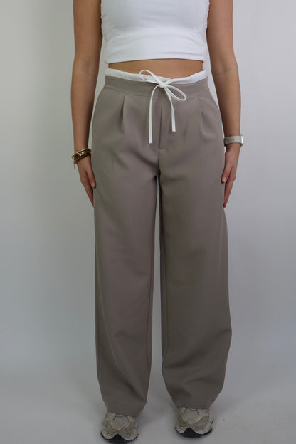 Lotte Boxer Pants Taupe