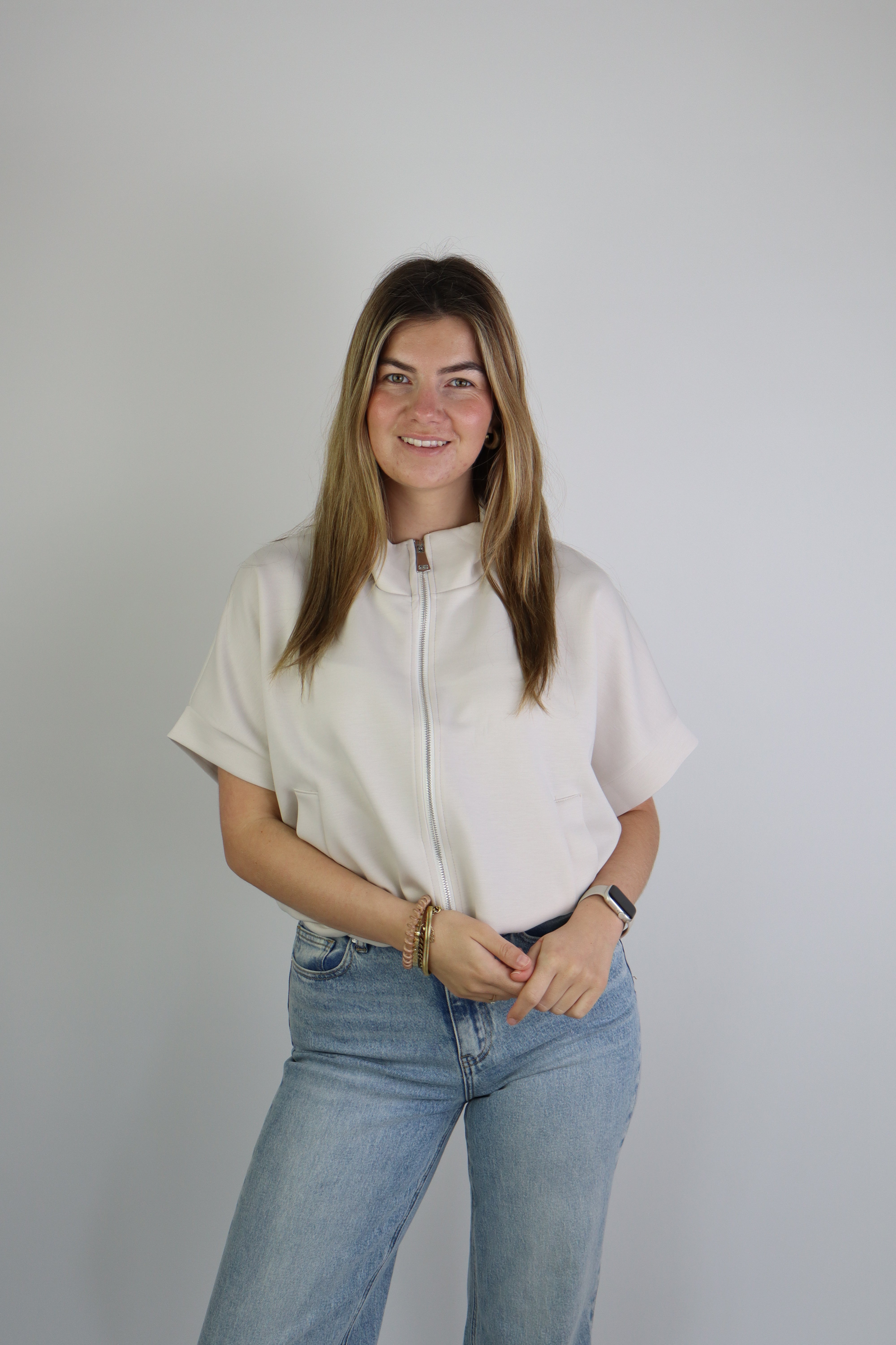 Nora Vestje Beige