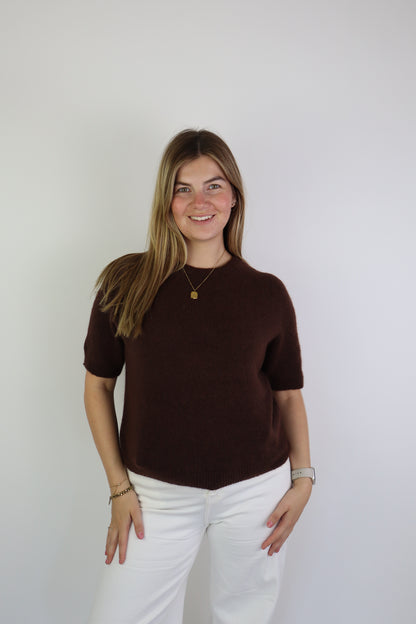 Alpaca Basic Top Brown