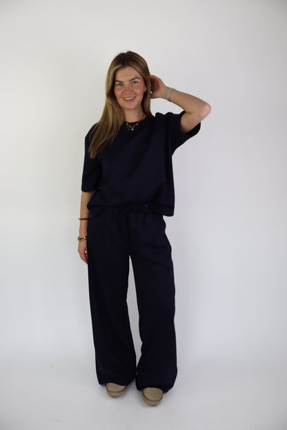 Yuki Two Piece Set Navy