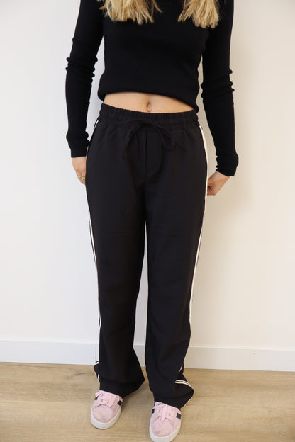 Hazel Striped Pants Ambika Black