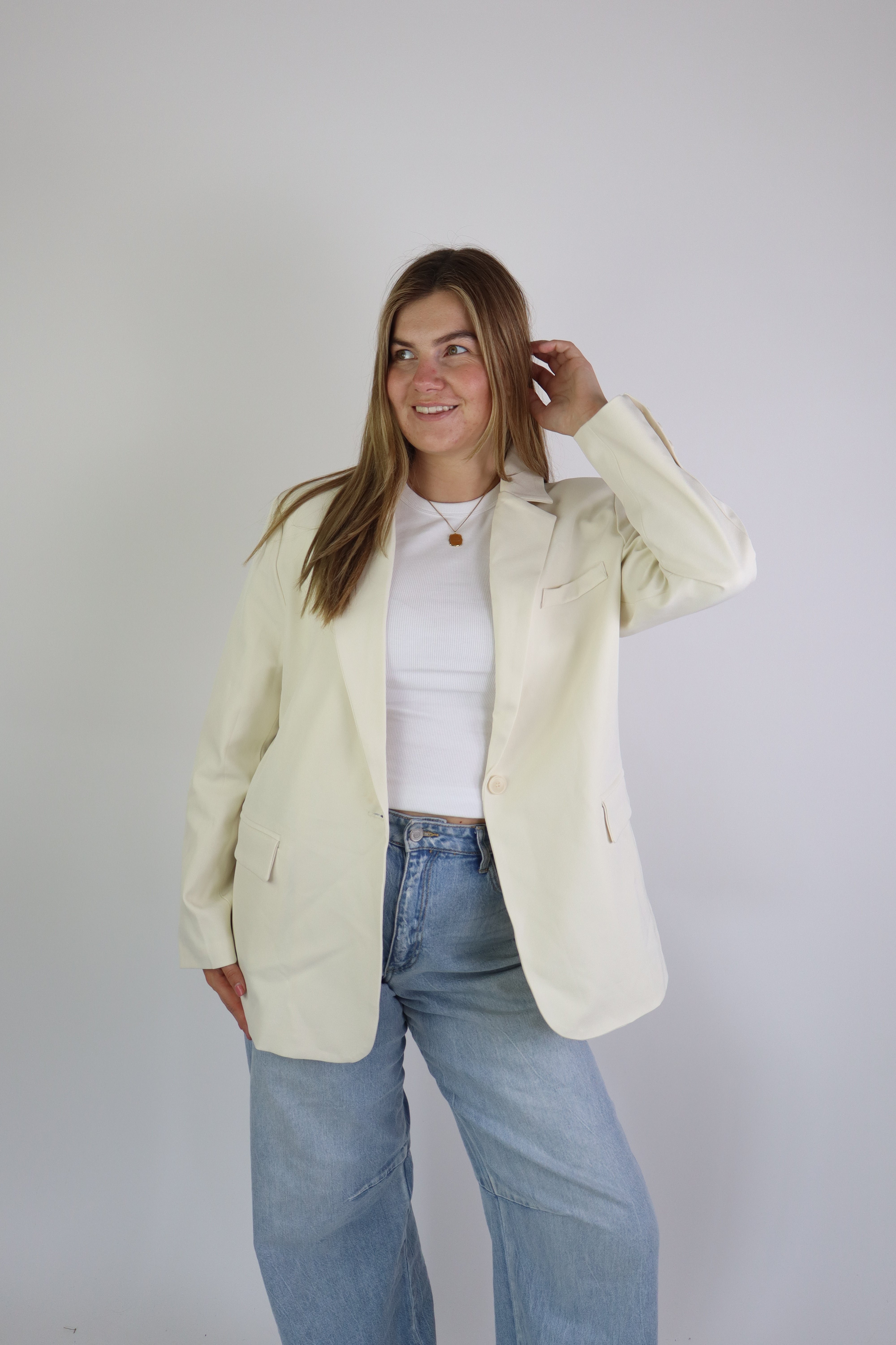 Bowie Blazer Creme