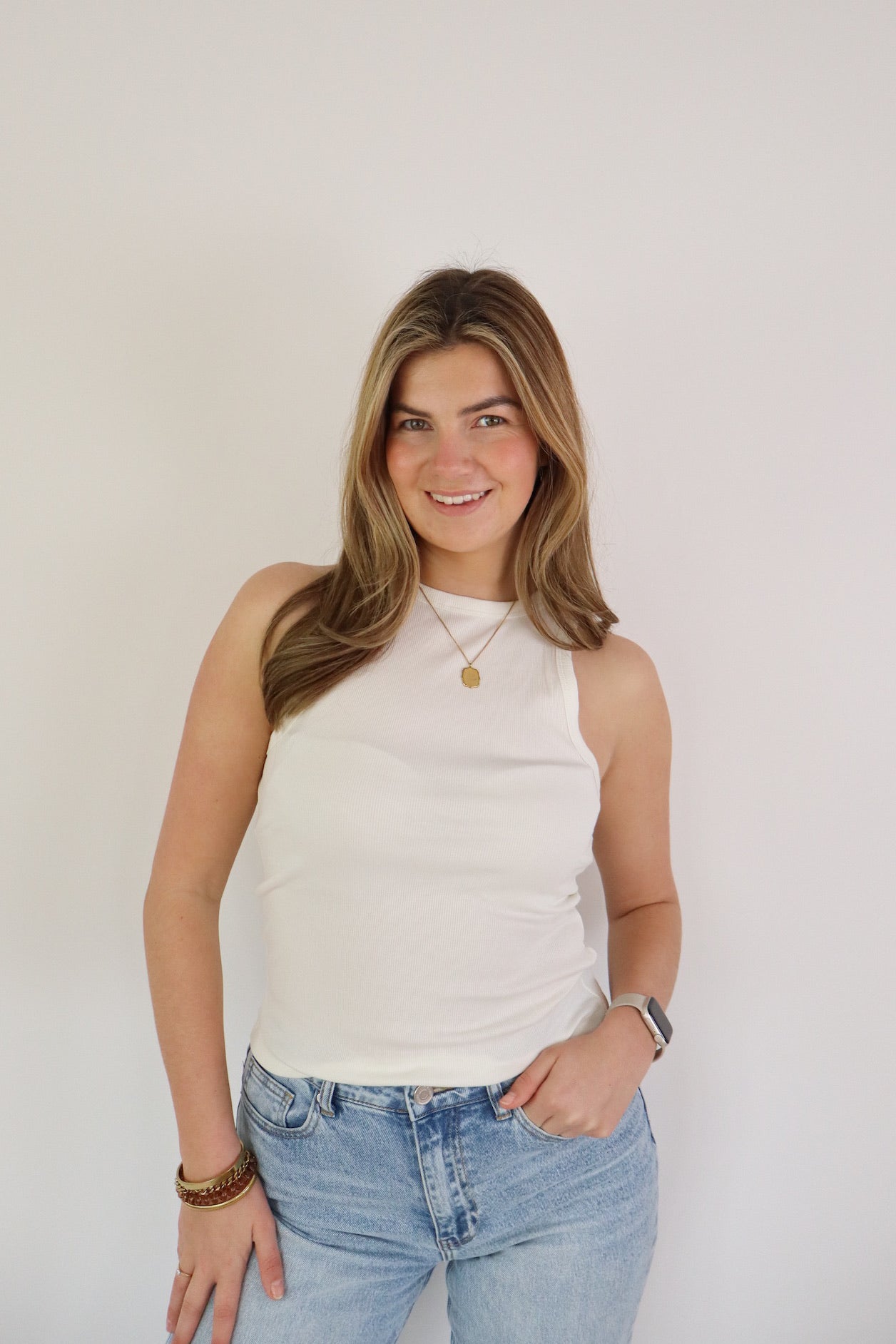 By Kie Basic Tanktop White