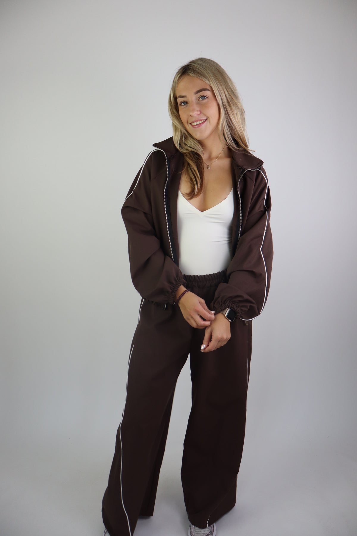 Anne Two Piece Set Brown