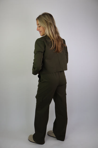 Rhona Cargo Two Piece Set Green