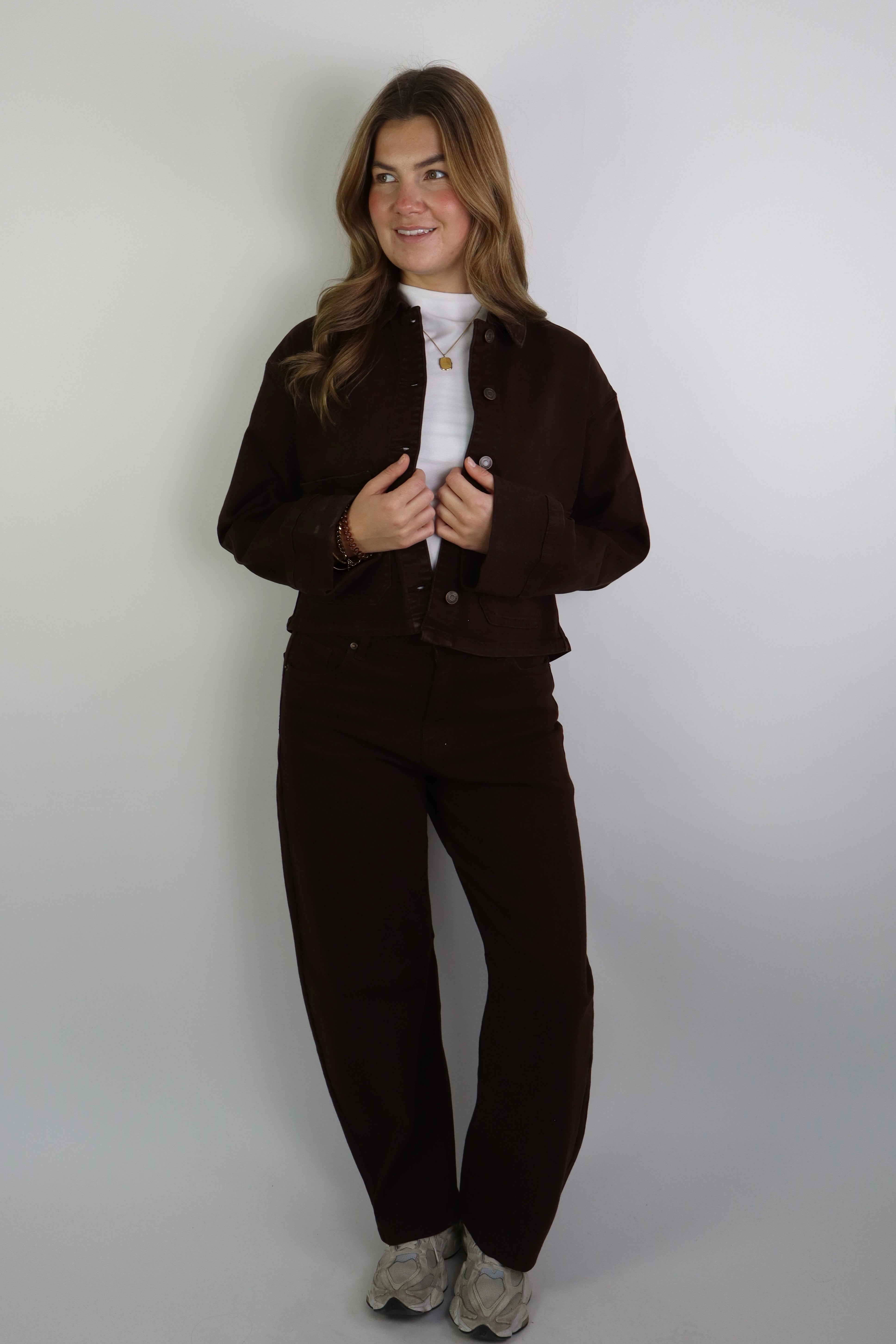 Millie Denim Jacket Brown 984