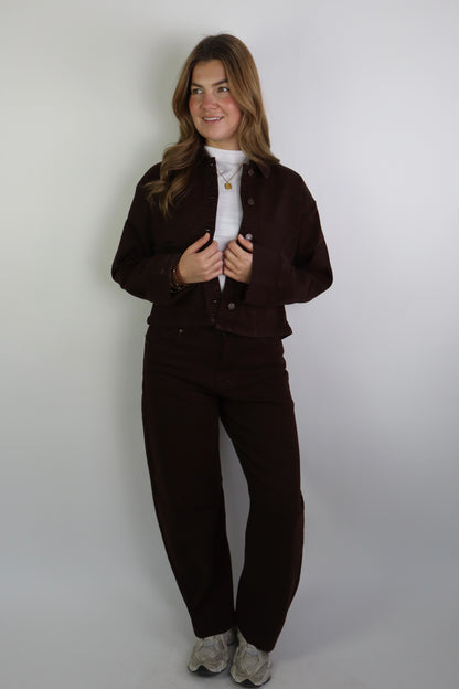 Millie Denim Jacket Brown 984