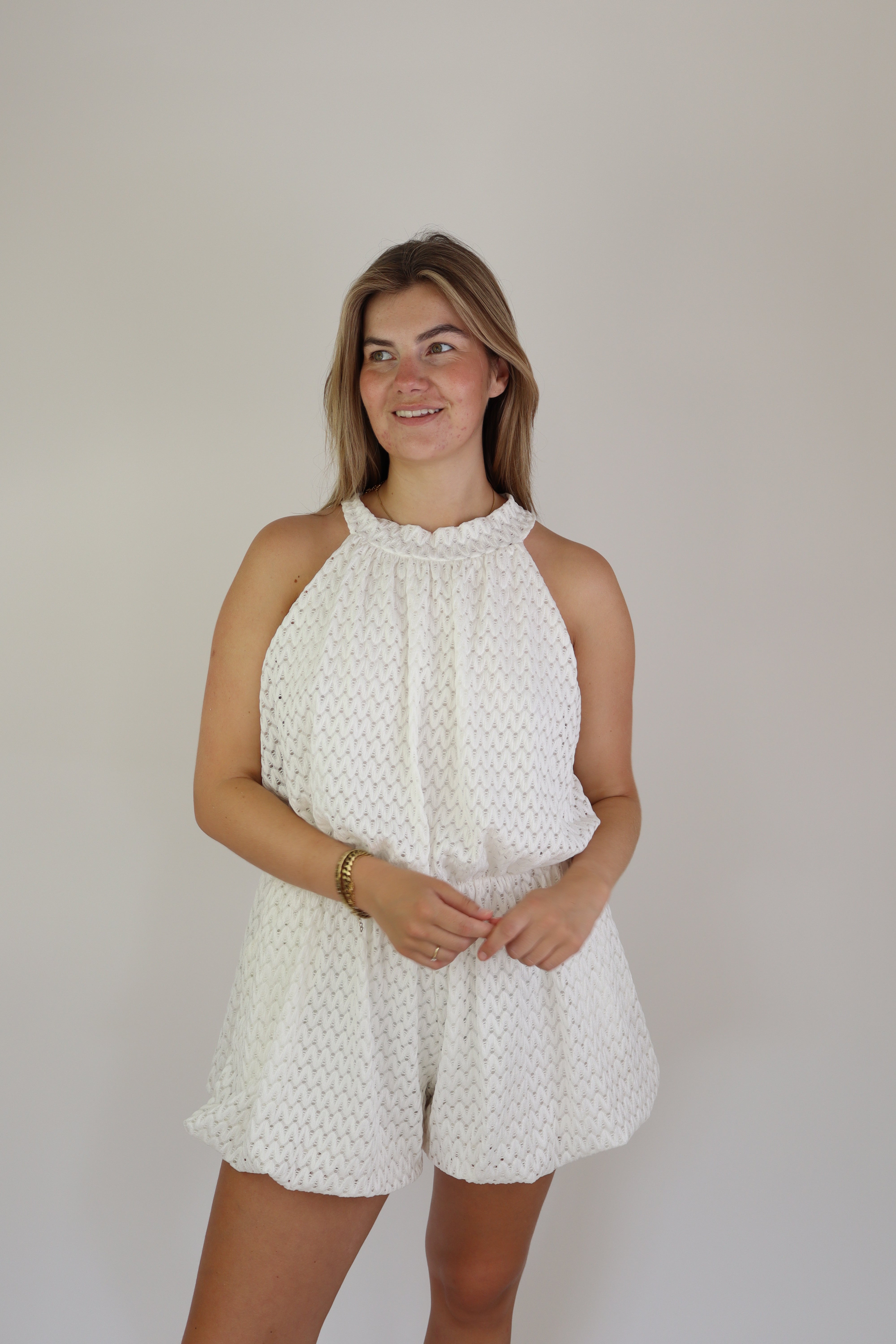 Bella Playsuit White