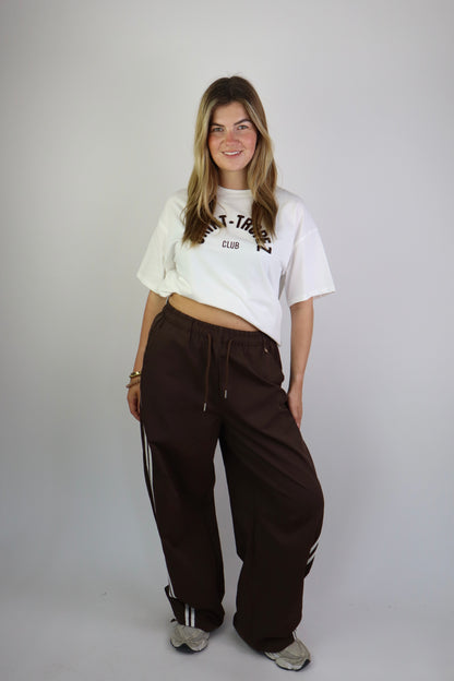 Ambika Alouette Striped Pants Brown