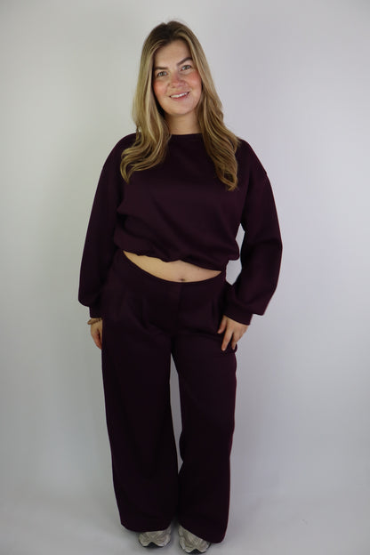 Romy Jogging Set Bordeaux