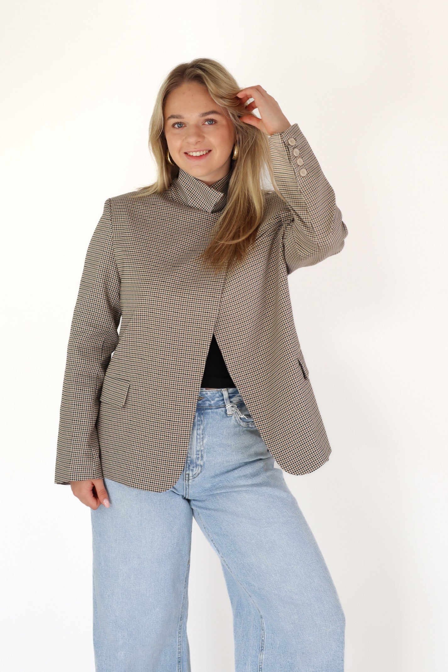 Kim Blazer Geruit
