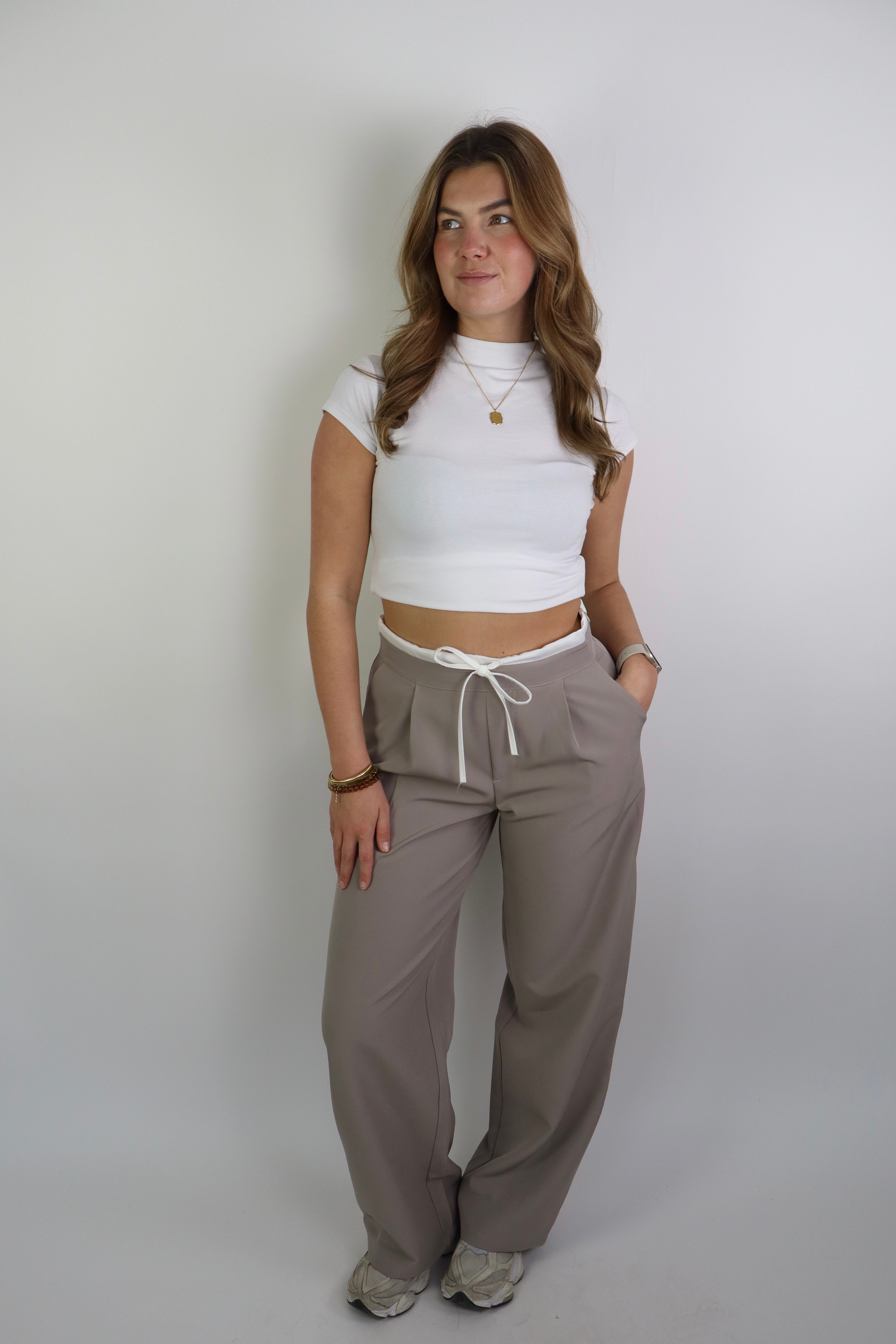 Lotte Boxer Pants Taupe