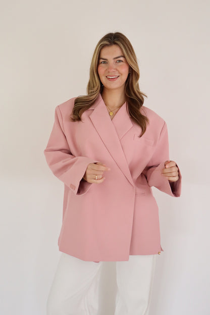 BOXY BLAZER PINK