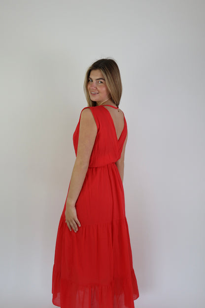 Maeve Maxi Dress Red