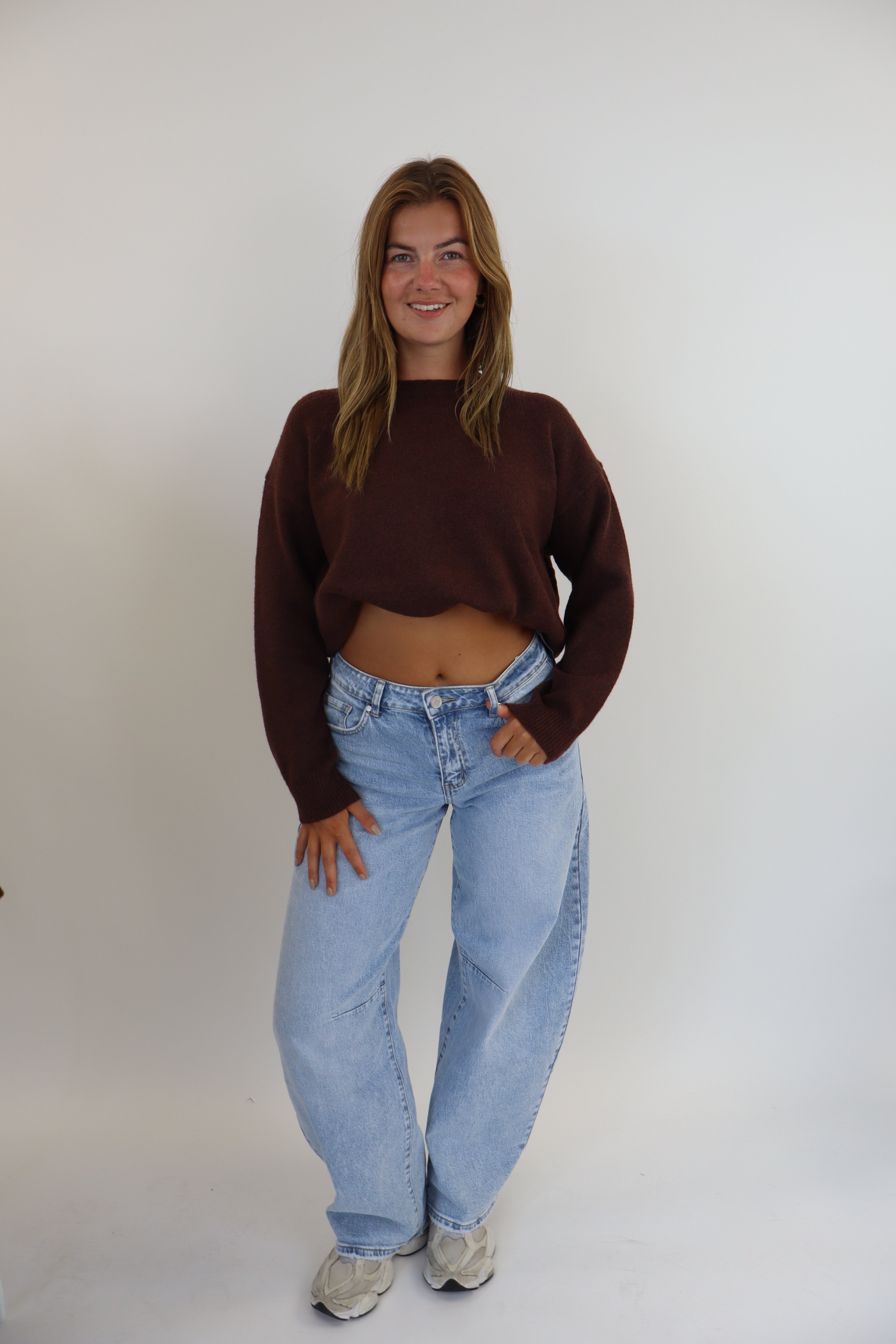 Self Love Club Sweater - Brown