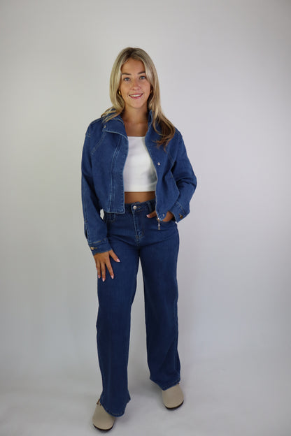 Rowena Denim Jacket Dark Denim