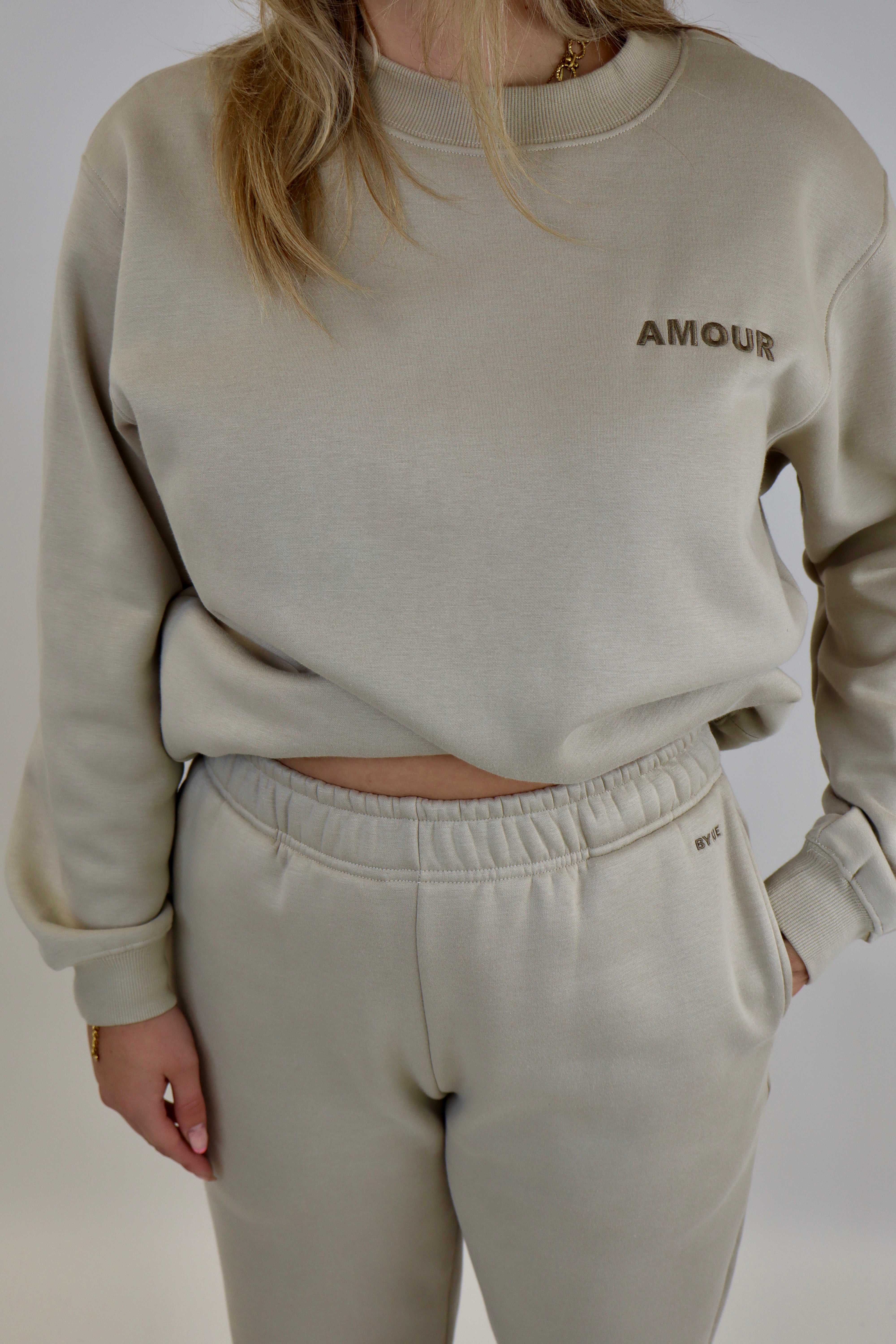 By Kie Jogger - Taupe