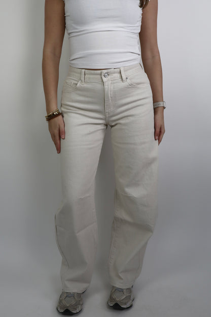 Cindy Balloon Jeans Beige W3717-K