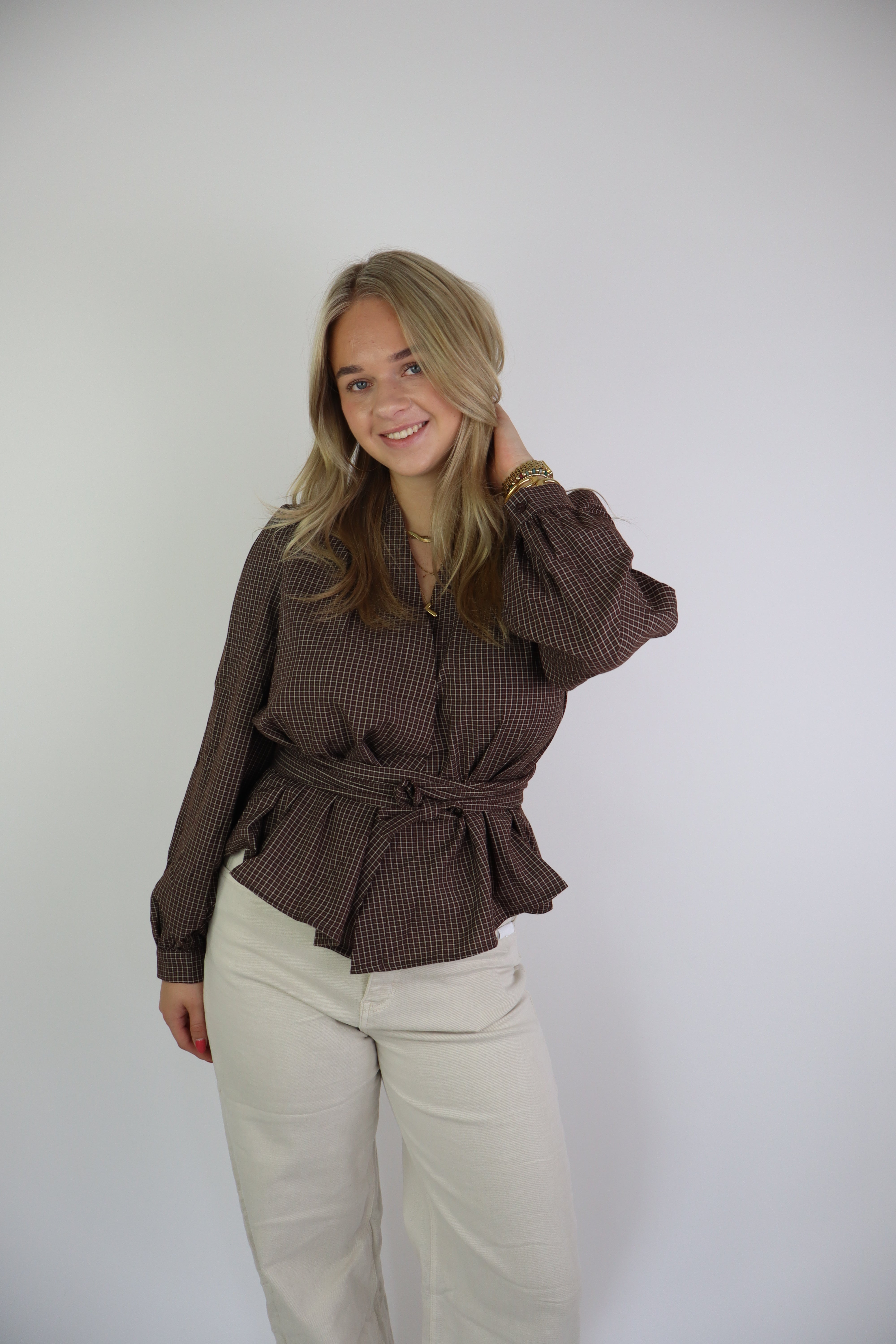 Ivy Blouse Brown