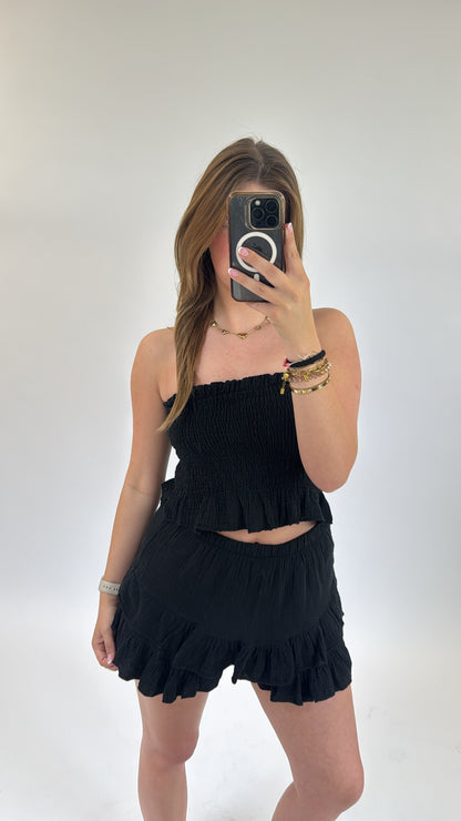 Giulia Two Piece Set Black