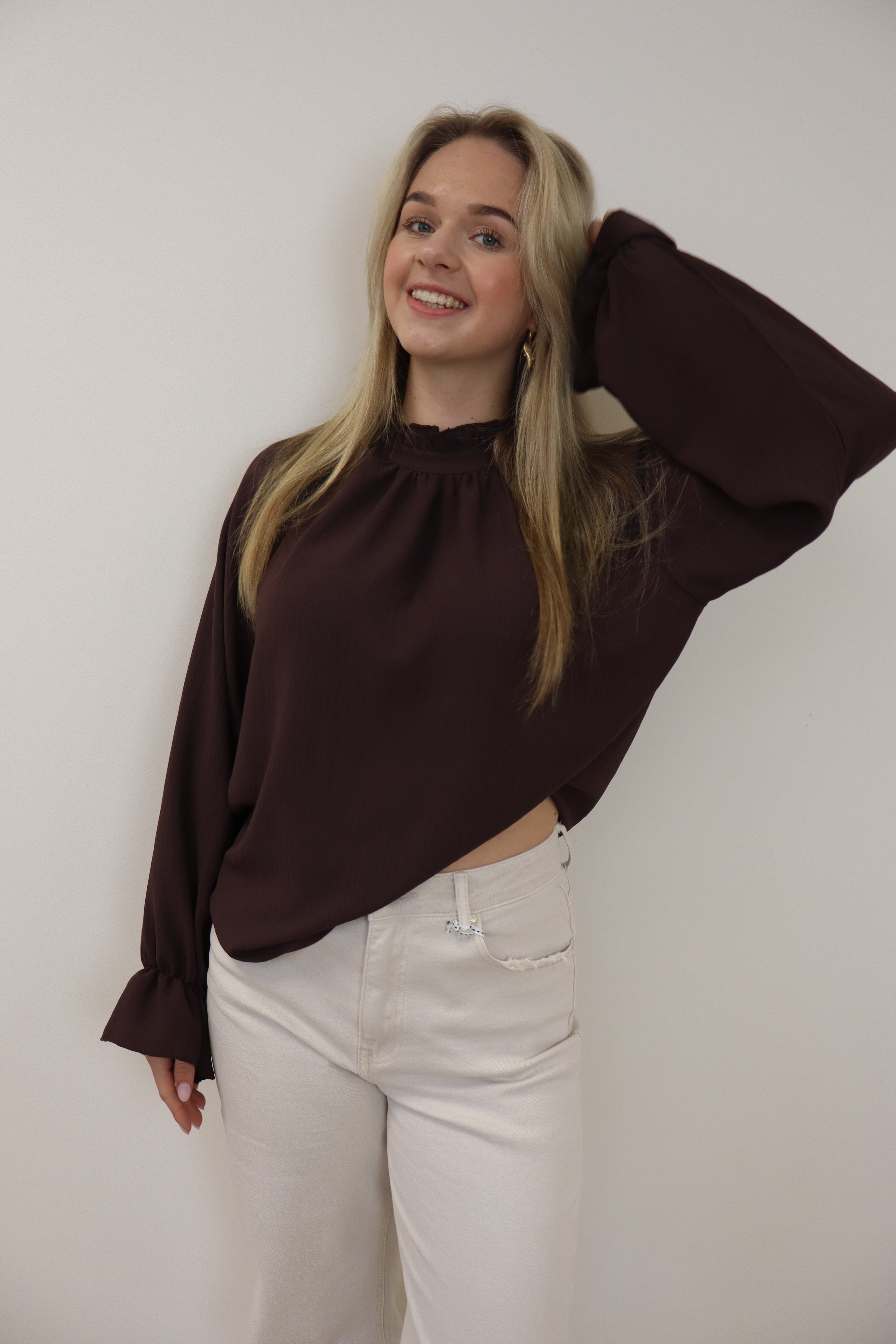 Sandy Blouse Brown