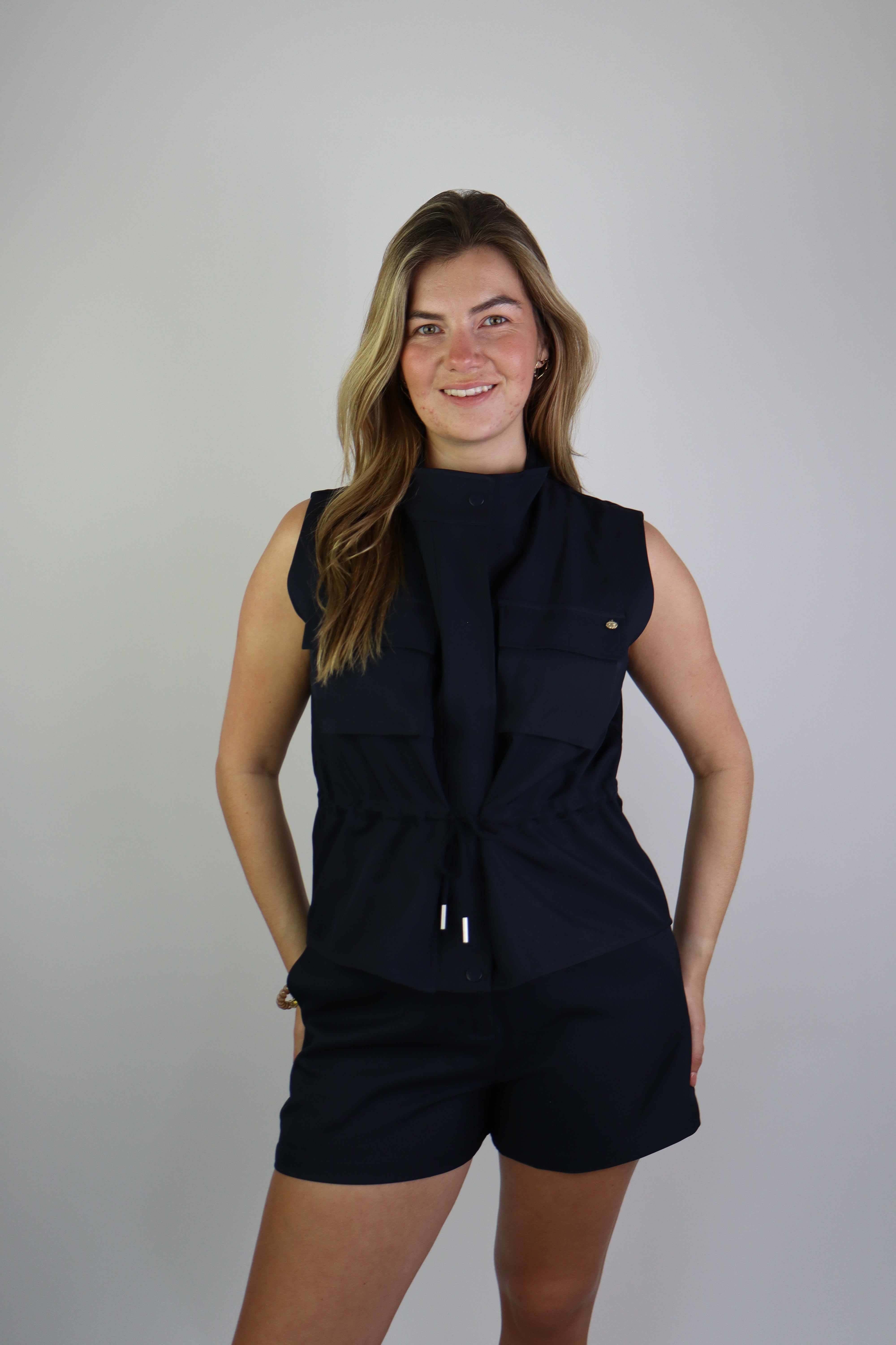 Alicia Gilet Ambika Navy