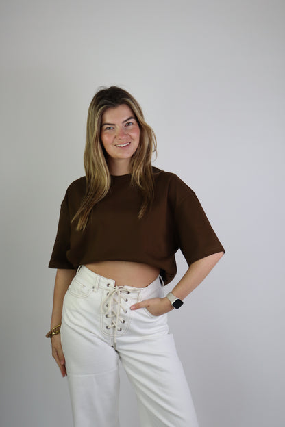 Lucce Basic Tee Brown