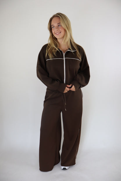 Christel Jogging Set Brown