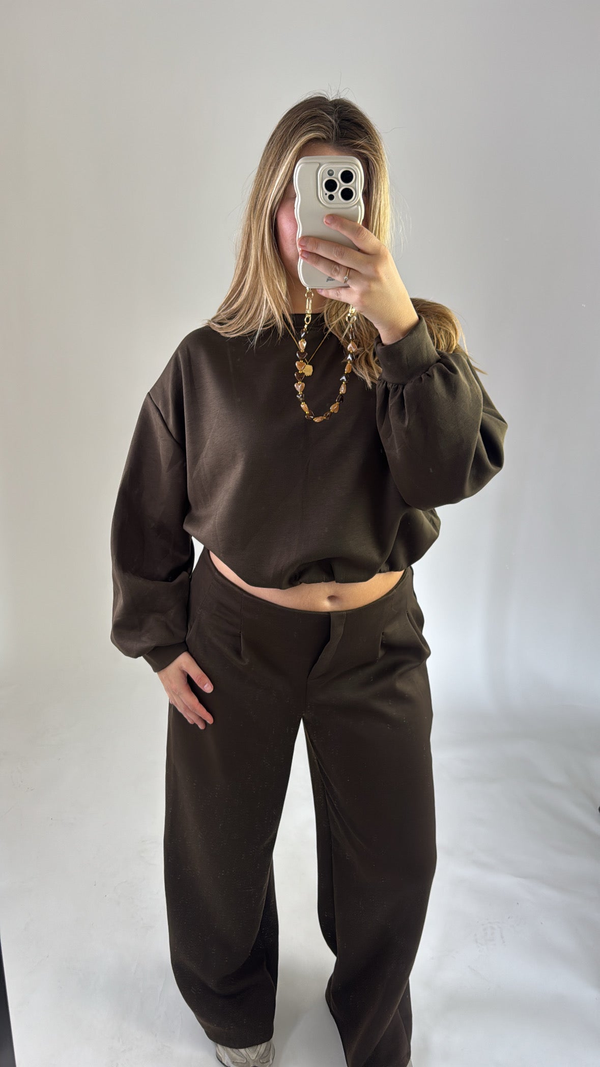 Romy Jogging Set Brown
