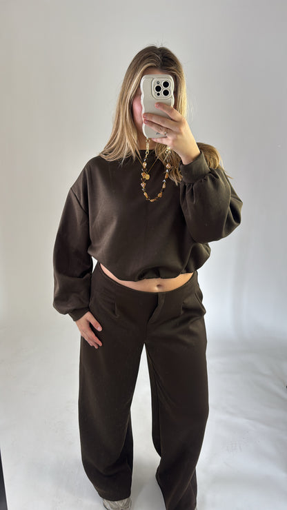 Romy Jogging Set Brown