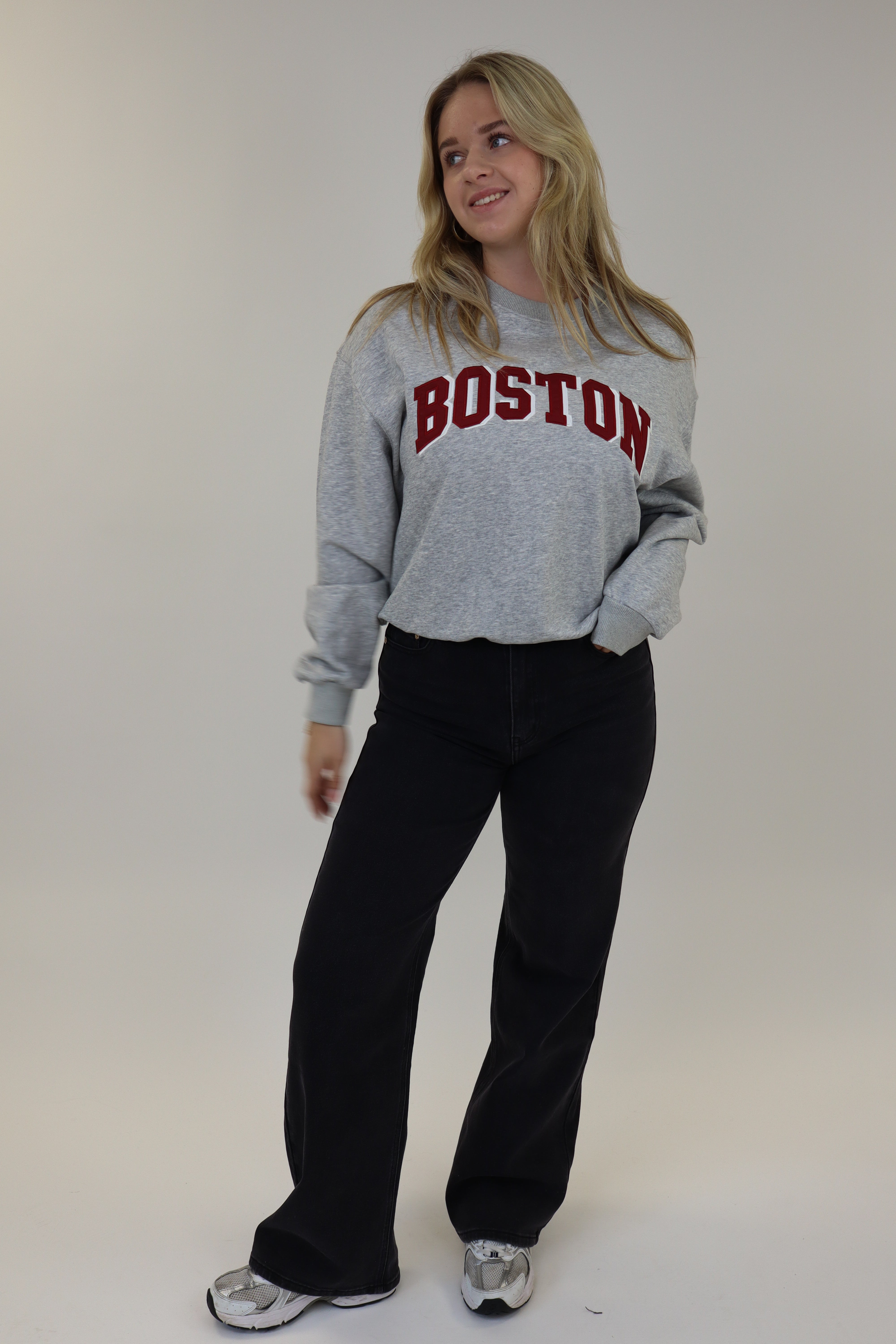 Suzan Wide Leg Jeans | Zwart W3368